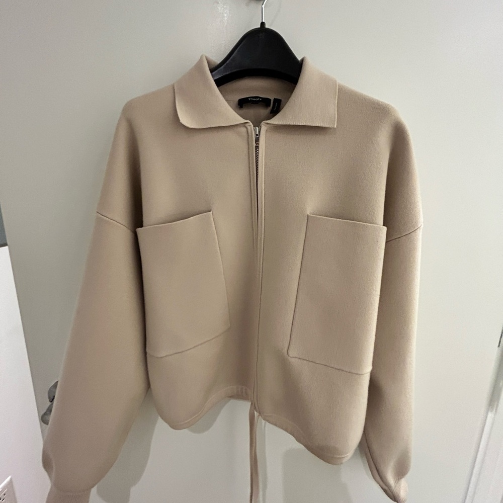 Theory Women’s Fine Merino Zip Jacket - S
